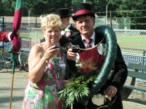 Koning Fred Luijben en zijn vrouw 2010