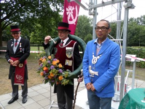 Koning 2015 Maarten Janssen met echtgenoot